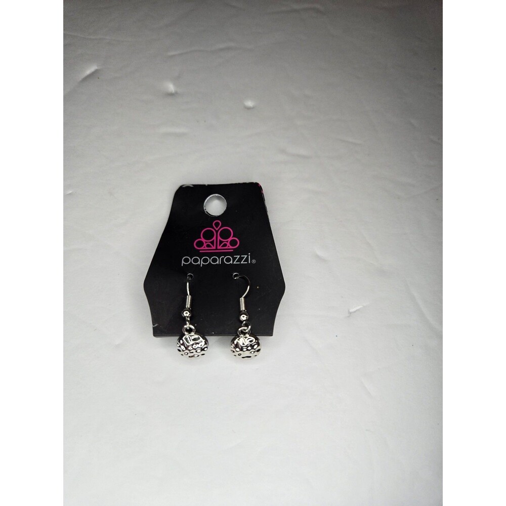 Paparazzi Silver Tone Dangle Earrings